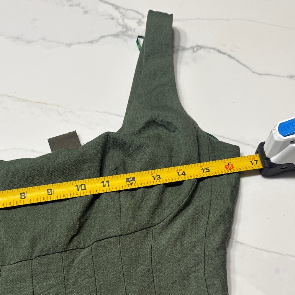 Taylor Forest Green Wide Leg Jumpsuit - Picture 8 of 15